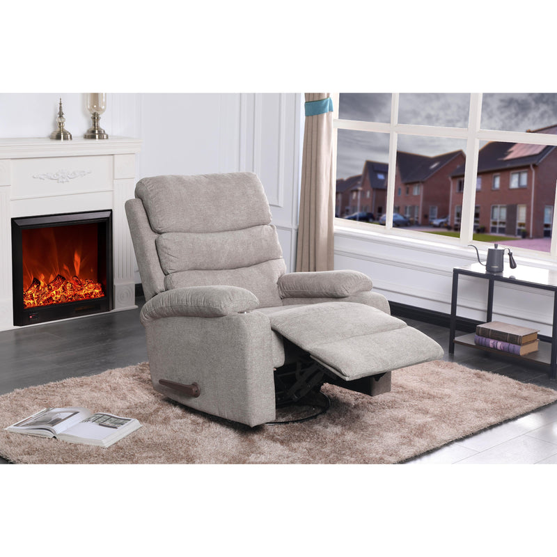 Titus Furniture T1018 Swivel Rocker Recliner Chair IMAGE 2