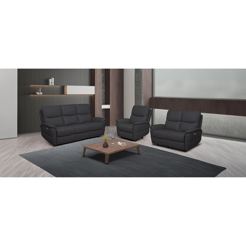 Titus Furniture T1121C-S Power Recliner Sofa (Charcoal) IMAGE 1