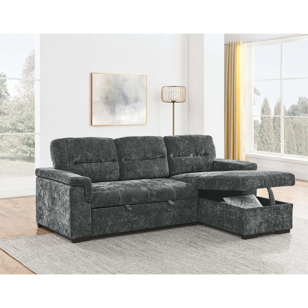 Titus Furniture T1218 Pull‐Out Sofa Sectional IMAGE 1