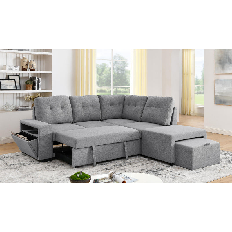 Titus Furniture T1226 Pull‐Out Sofa Sectional IMAGE 1