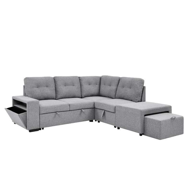 Titus Furniture T1226 Pull‐Out Sofa Sectional IMAGE 2