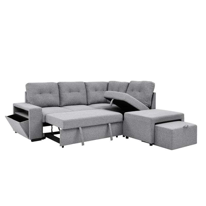 Titus Furniture T1226 Pull‐Out Sofa Sectional IMAGE 3