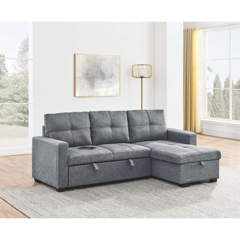 Titus Furniture T1247G Pull‐Out Sofa Sectional IMAGE 1