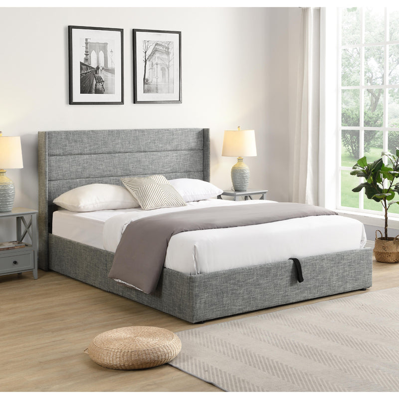 Titus Furniture T2160G-D 54" Storage Platform Bed (Grey) IMAGE 1