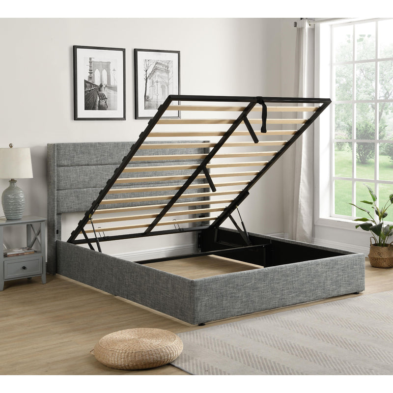 Titus Furniture T2160G-D 54" Storage Platform Bed (Grey) IMAGE 2