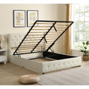 Titus Furniture T2160W-Q 60" Storage Platform Bed (White) IMAGE 2