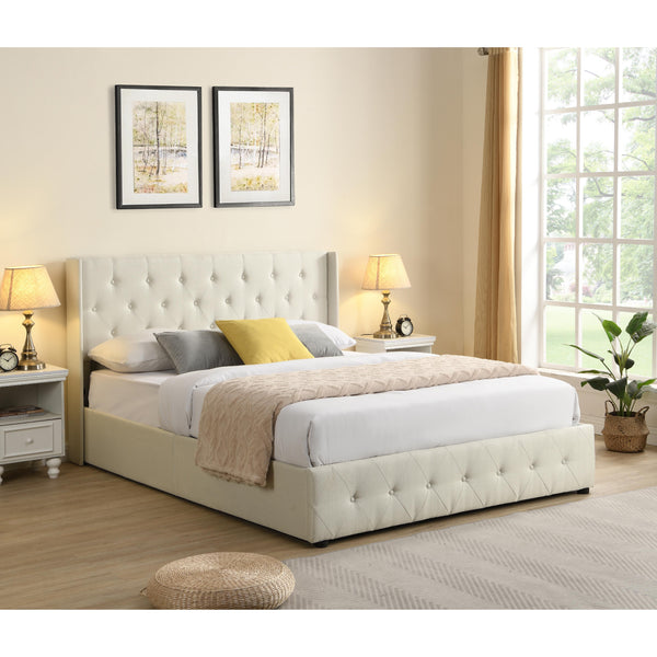 Titus Furniture T2162W-D 54" Storage Platform Bed (White) IMAGE 1