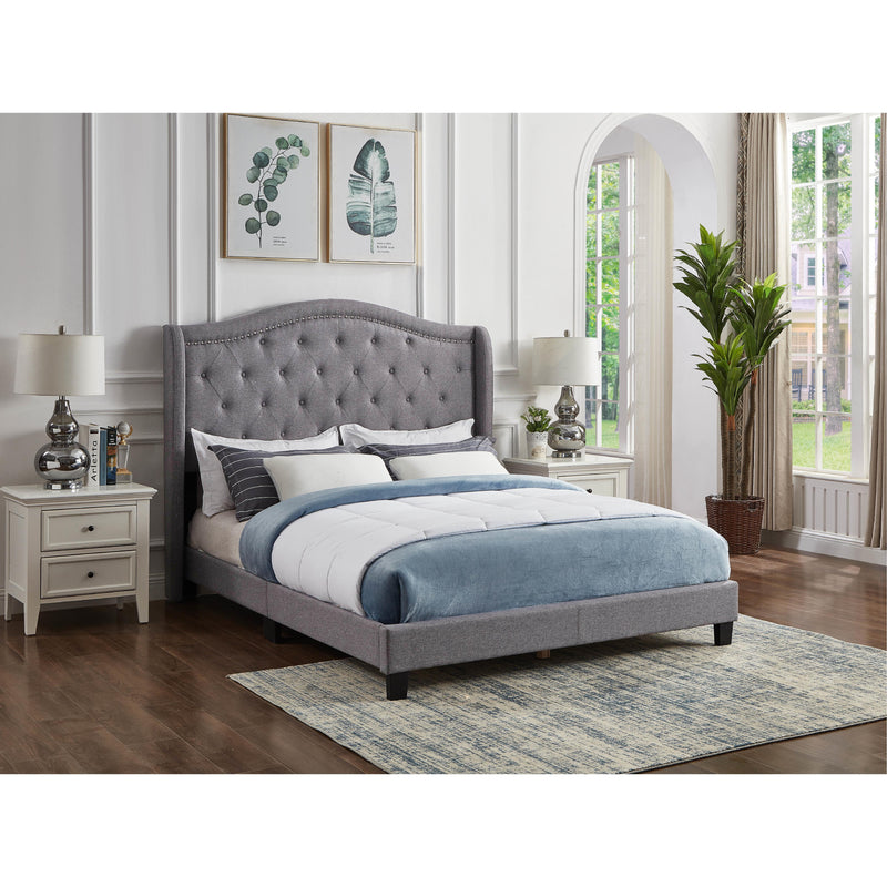 Titus Furniture T2173G‐D 54" Double Bed (Grey) IMAGE 1