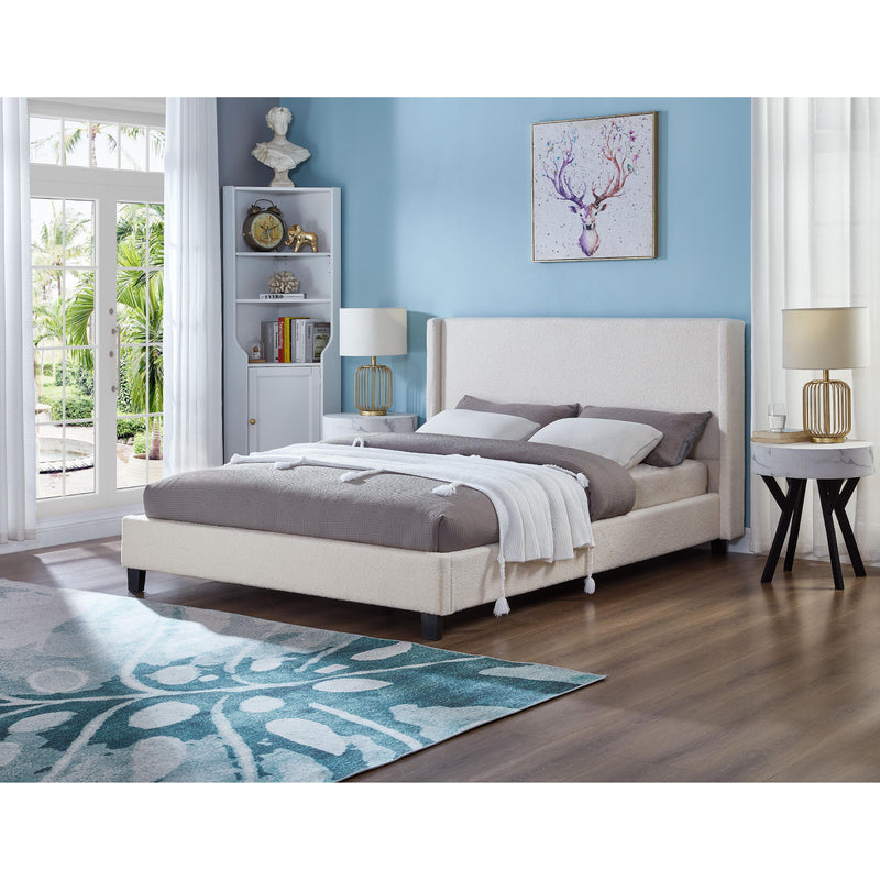 Titus Furniture T2192W-D 54" Platform Bed (White) IMAGE 1