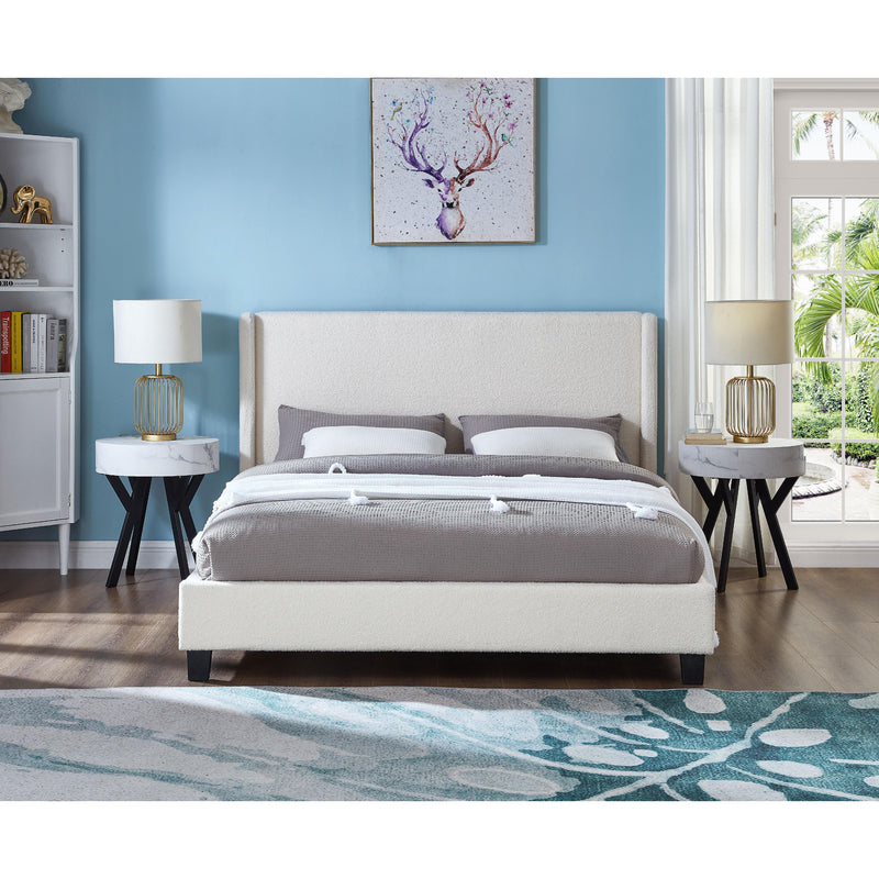 Titus Furniture T2192W-D 54" Platform Bed (White) IMAGE 2