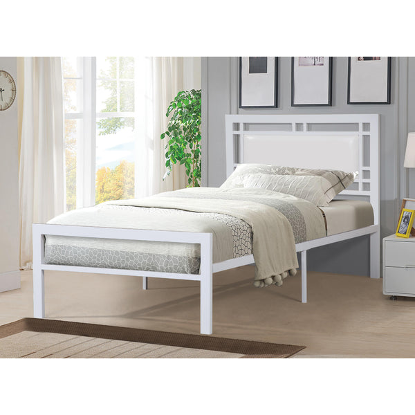 Titus Furniture T2201W‐D 54" Platform Bed (White) IMAGE 1