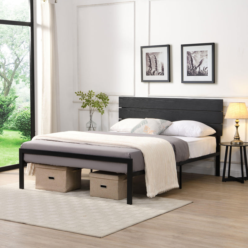 Titus Furniture T2205B-S 39" Platform Bed (Black) IMAGE 1