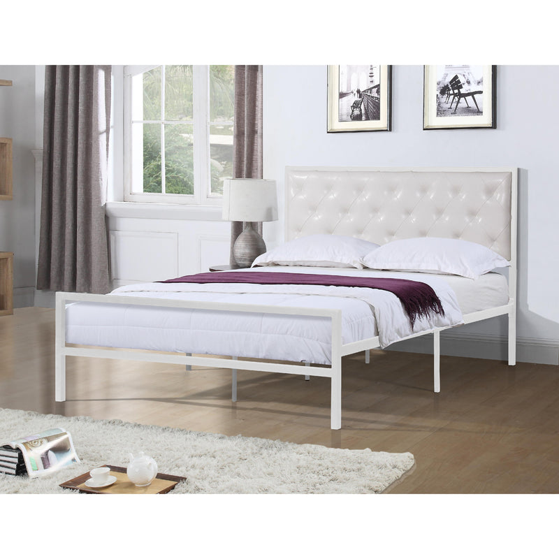 Titus Furniture T2208W‐S 39" Platform Bed (White) IMAGE 1