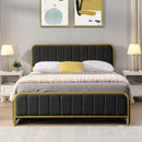 Titus Furniture T2334B-Q 60" Storage Bed (Black) IMAGE 3