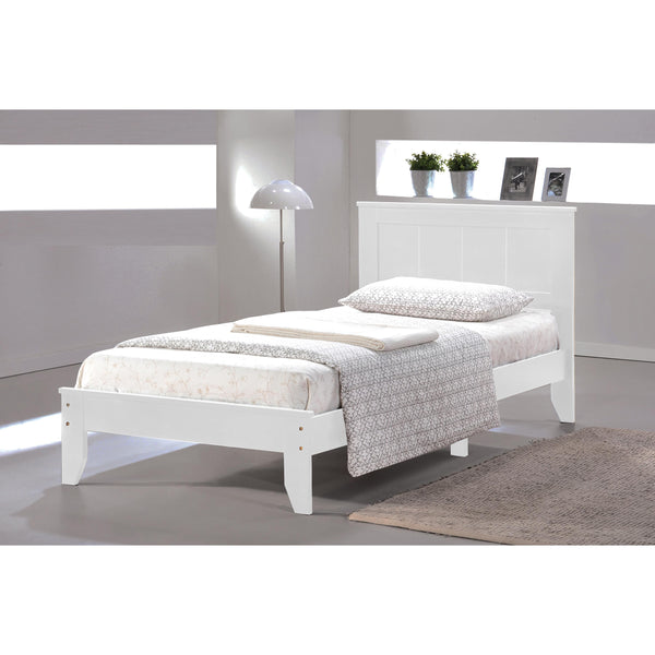 Titus Furniture T2341W‐S 39" Platform Bed (White) IMAGE 1