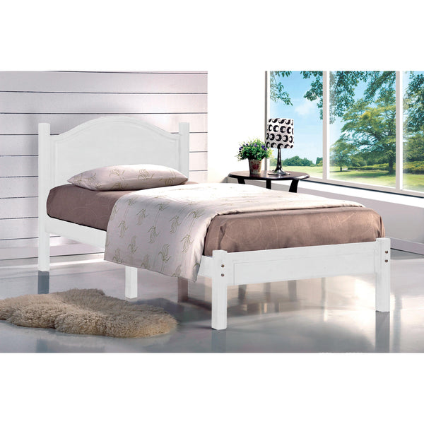 Titus Furniture T2342W‐S 39" Platform Bed (White) IMAGE 1