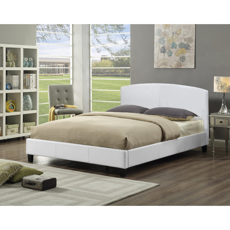 Titus Furniture T2350W‐S 39" Platform Bed (White) IMAGE 1