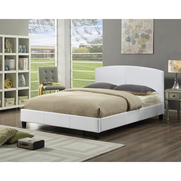 Titus Furniture T2350W‐D 54" Platform Bed (White) IMAGE 1