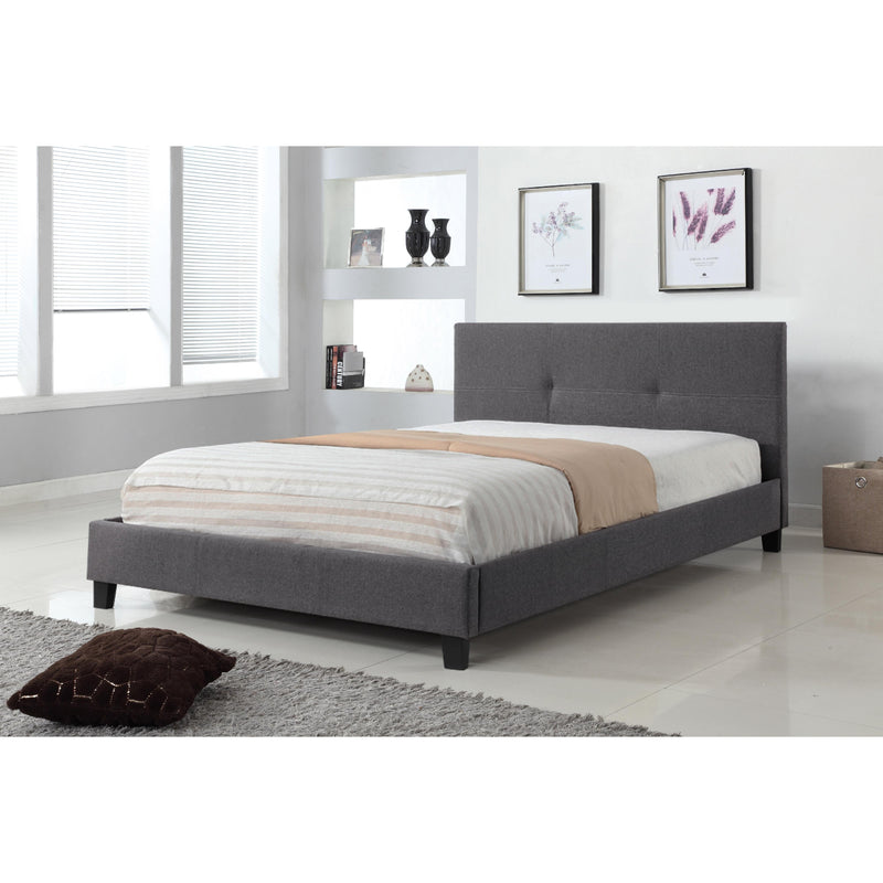 Titus Furniture T2358G‐S 39" Platform Bed (Grey) IMAGE 1