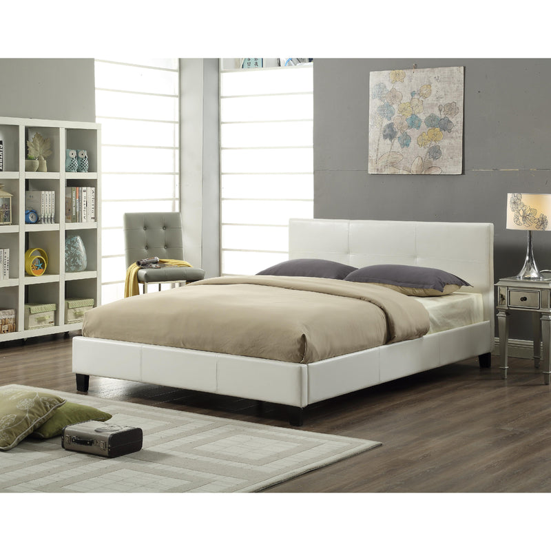 Titus Furniture T2358W‐S 39" Platform Bed (White) IMAGE 1