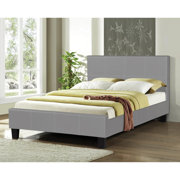 Titus Furniture T2361GR‐D 54" Platform Bed (Grey) IMAGE 1