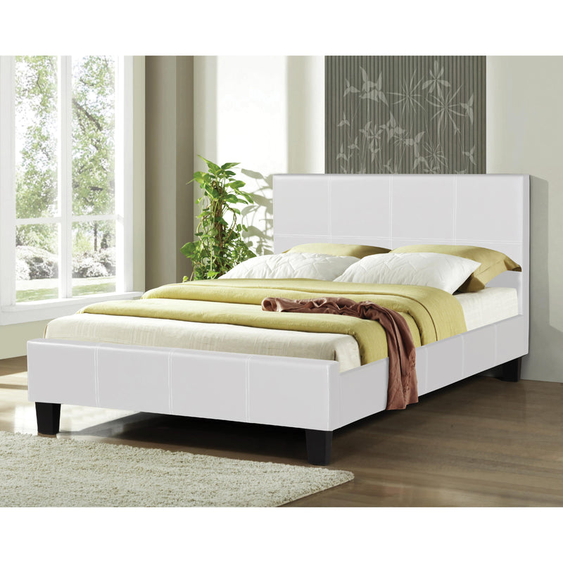 Titus Furniture T2361W‐D 54" Platform Bed (White) IMAGE 1