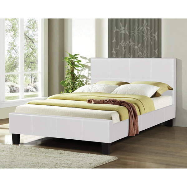 Titus Furniture T2361W‐Q 60" Platform Bed (White) IMAGE 1