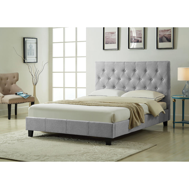 Titus Furniture T2366G‐S 39" Platform Bed (Grey) IMAGE 1