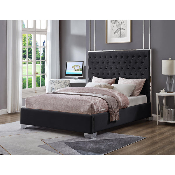 Titus Furniture T2385BK-D 54" Platform Bed (Black) IMAGE 1