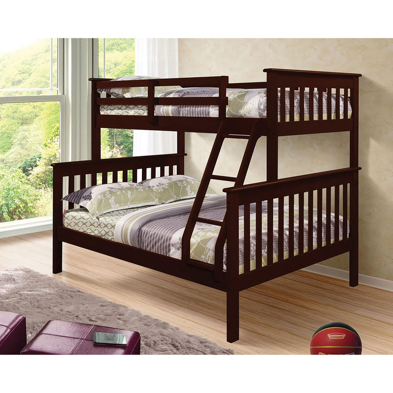 Titus Furniture T2501E 39"/54" Bunk Bed (Espresso) IMAGE 1