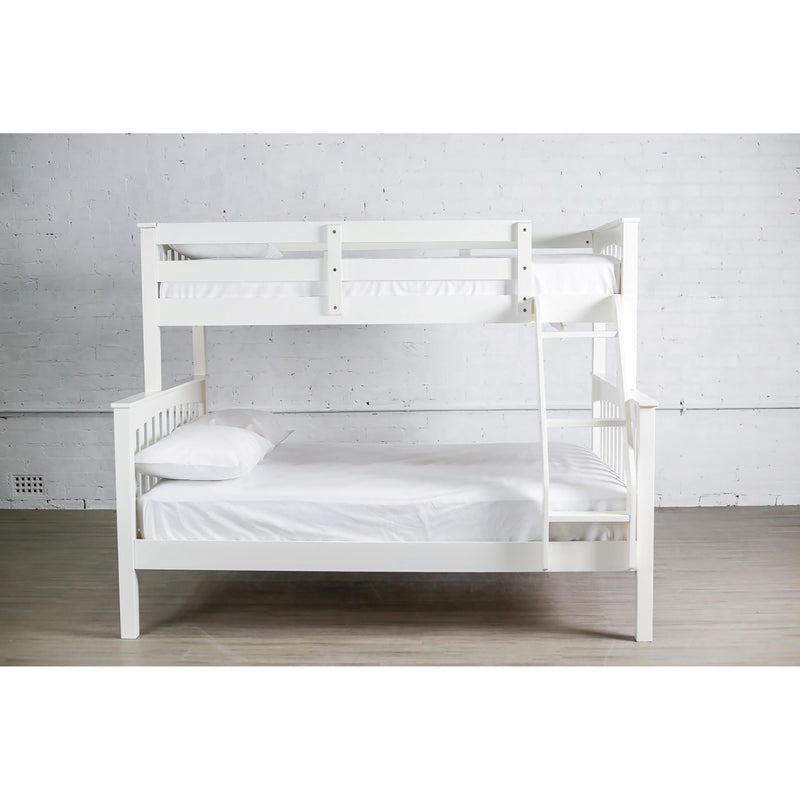 Titus Furniture T2501W 39"/54" Bunk Bed (White) IMAGE 1