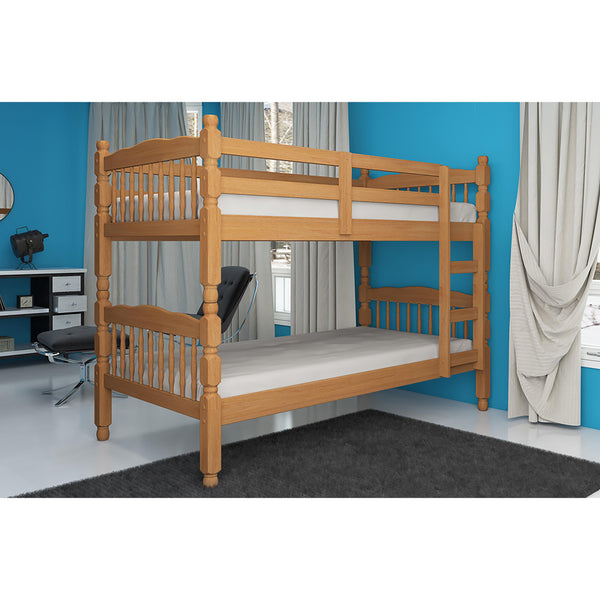 Titus Furniture T2600 39”/39” Splittable Bunk Bed (3” Post) IMAGE 1