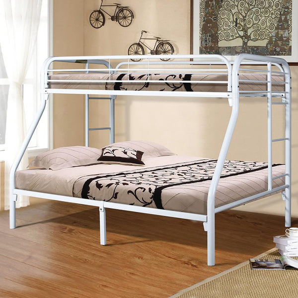 Titus Furniture T2820W 39”/54” Bunk Bed (White) IMAGE 1