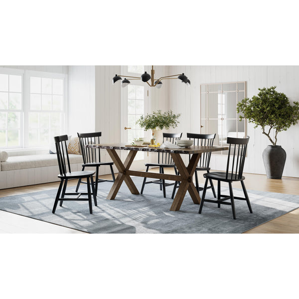 Titus Furniture T3055B‐C Dining Chair (2/box) (Black) IMAGE 1