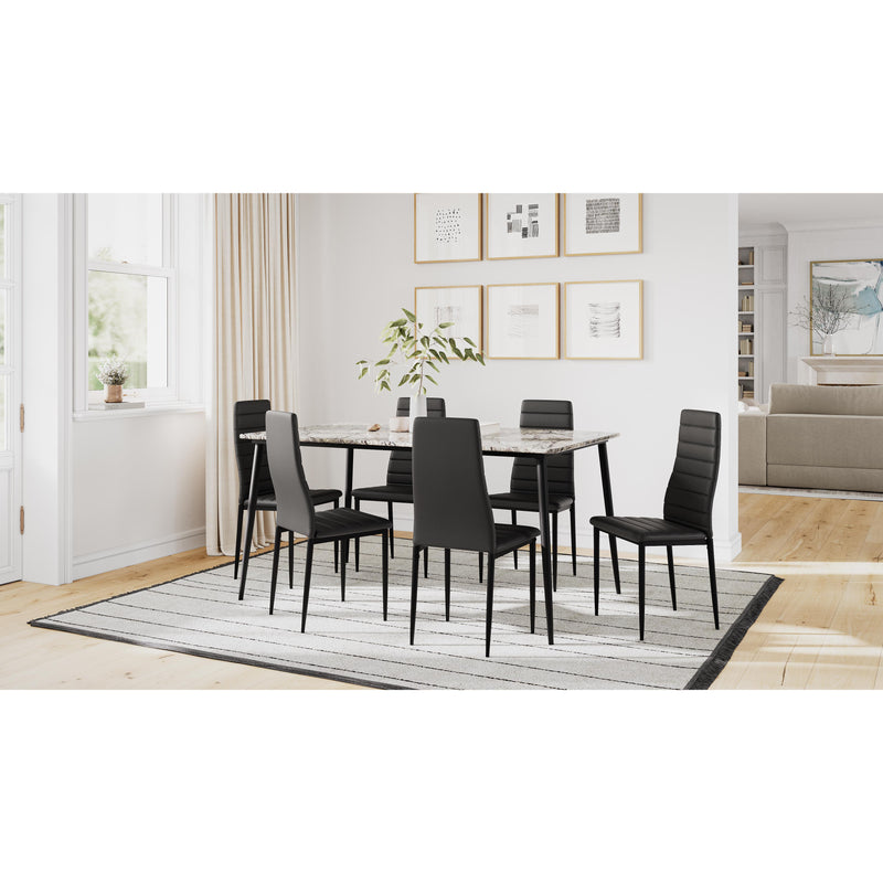 Titus Furniture T3407-C Dining Chairs (6/box) IMAGE 1