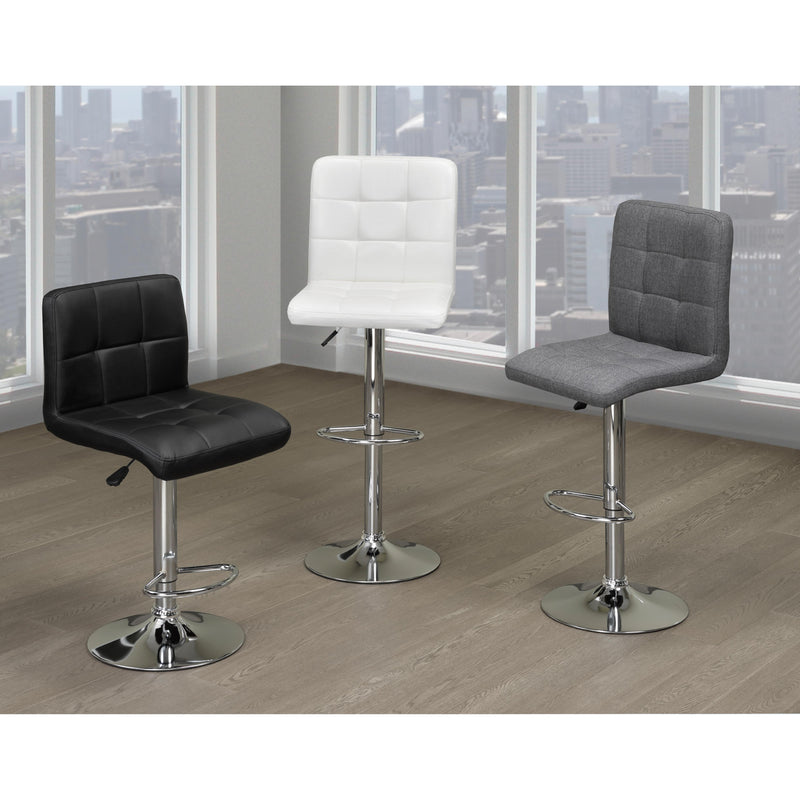 Titus Furniture T3270B‐C Bar Stool (2/box) (Black PU) IMAGE 1