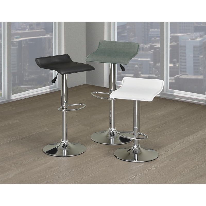 Titus Furniture T3275B‐C Stools (2/box) (Black PU) IMAGE 1