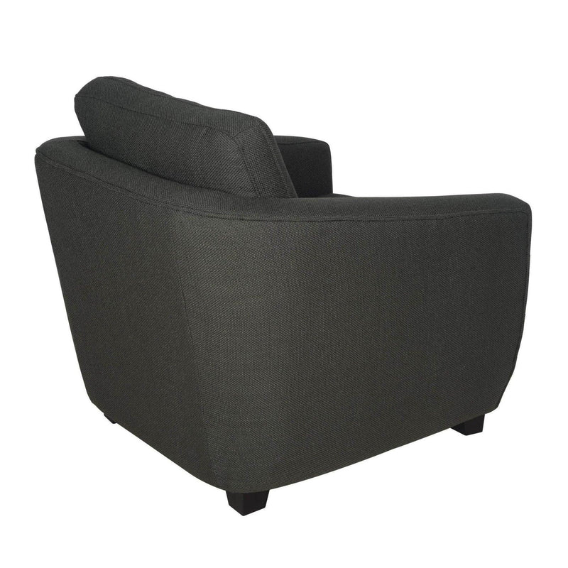  LH Imports Baltimo Stationary Fabric Accent Chair FTH014-E-CHAIR IMAGE 3