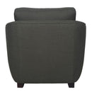  LH Imports Baltimo Stationary Fabric Accent Chair FTH014-E-CHAIR IMAGE 4