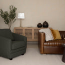  LH Imports Baltimo Stationary Fabric Accent Chair FTH014-E-CHAIR IMAGE 8