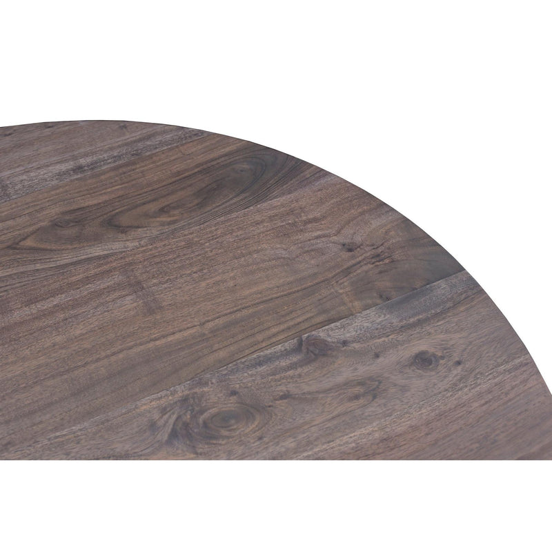 LH Imports Round Bronx Adjustable Height Dining Table with Pedestal Base CT012-VM IMAGE 6