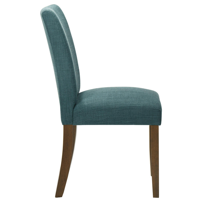  Coaster Furniture Cantley 106377 pholstered Dining Side Chair - Teal Blue IMAGE 8