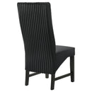  Coaster Furniture Barrand 106387 Upholstered Dining Side Chair - Black IMAGE 7