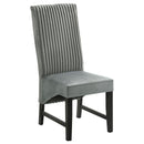 Coaster Furniture Barrand 106389 Upholstered Dining Side Chair - Grey (Set of 2) IMAGE 1