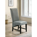 Coaster Furniture Barrand 106389 Upholstered Dining Side Chair - Grey (Set of 2) IMAGE 2