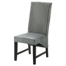 Coaster Furniture Barrand 106389 Upholstered Dining Side Chair - Grey (Set of 2) IMAGE 4