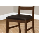  Monarch I 1372 Set of 2 Dining Chairs - Brown/Dark Brown IMAGE 3