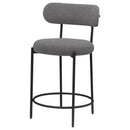 Coaster Furniture Viola 108198 Boucle Upholstered Counter Chair - Grey (Set of 2) IMAGE 4