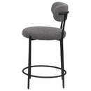 Coaster Furniture Viola 108198 Boucle Upholstered Counter Chair - Grey (Set of 2) IMAGE 5
