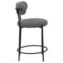 Coaster Furniture Viola 108198 Boucle Upholstered Counter Chair - Grey (Set of 2) IMAGE 8
